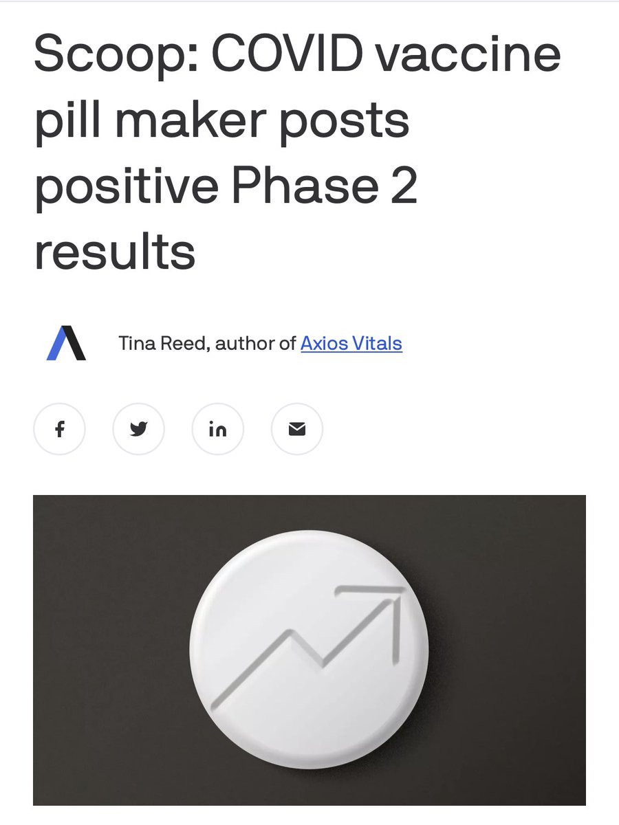 CubsWin1776's tweet photo. @Vaxart $VXRT P2 PILL 💊 Revolutionary Gut Immunology. IMMUNITY against AIR BORNE viruses is created in the gut mucosa. Cross reactivity to BA 4/5 Omicron as published Sept 1st. @BARDA @POTUS @FoxNews @GOP @ScienceTM @SenatorBurr @SecBecerra @SenatorWicker @GOPLeader 🔥READ IT👇🏻 https://t.co/HU60XGO613