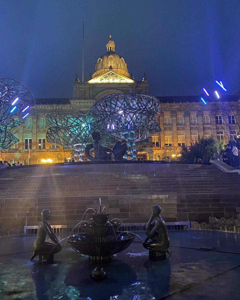 A little less concrete and a little more <a href="/Poli_Nations/">PoliNations</a> natural  planting action from #UNBOXED2022 in the heart of #Birmingham Ethereal &amp; futuristic in equal measure