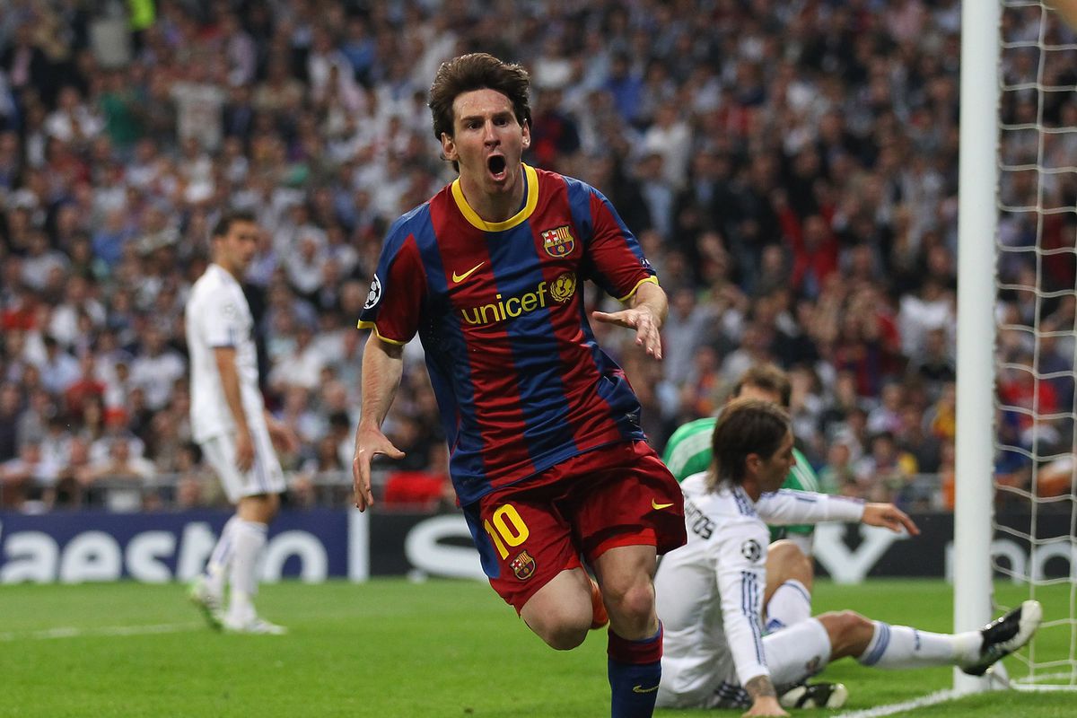 SportJunkie8's tweet photo. Lionel Messi vs Real Madrid; Champions League semi final; 2011
#messi #FCBarcelona #elclasico #RealMadrid #FCBarcelona https://t.co/lDCiIpzklO