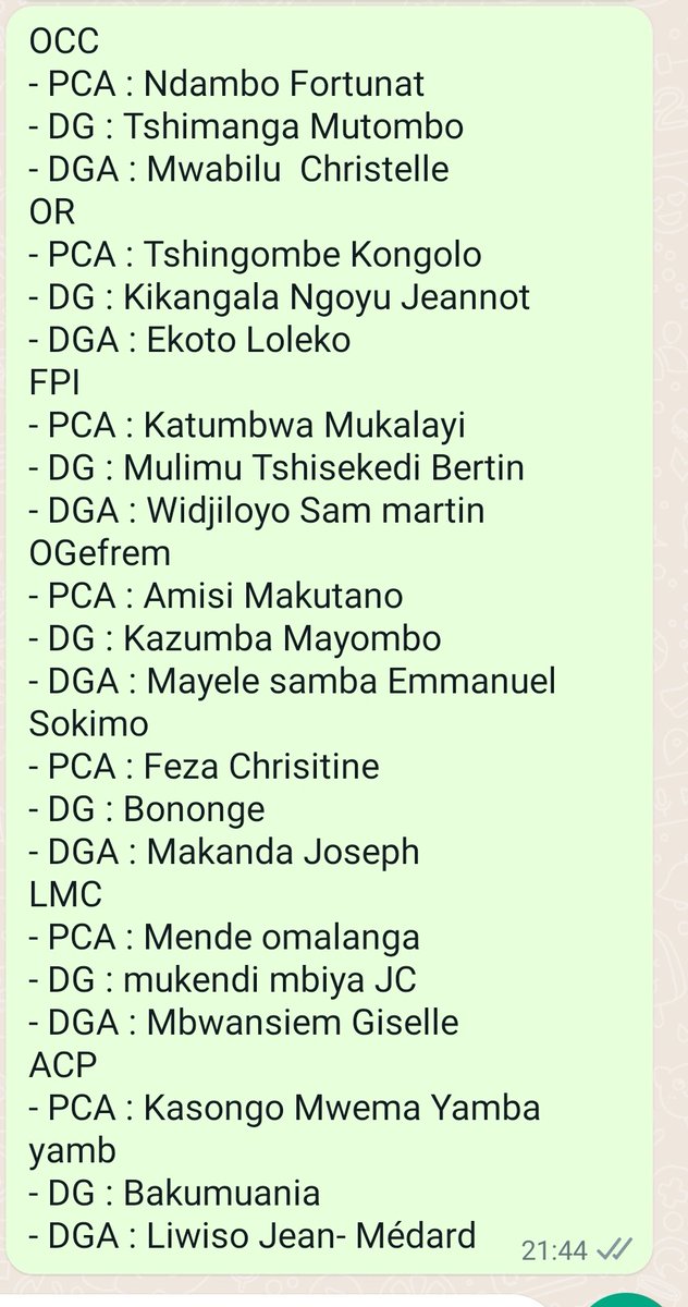 petertiani007's tweet photo. Voici les nouveaux mandataires ! https://t.co/cUJrxKpYcJ