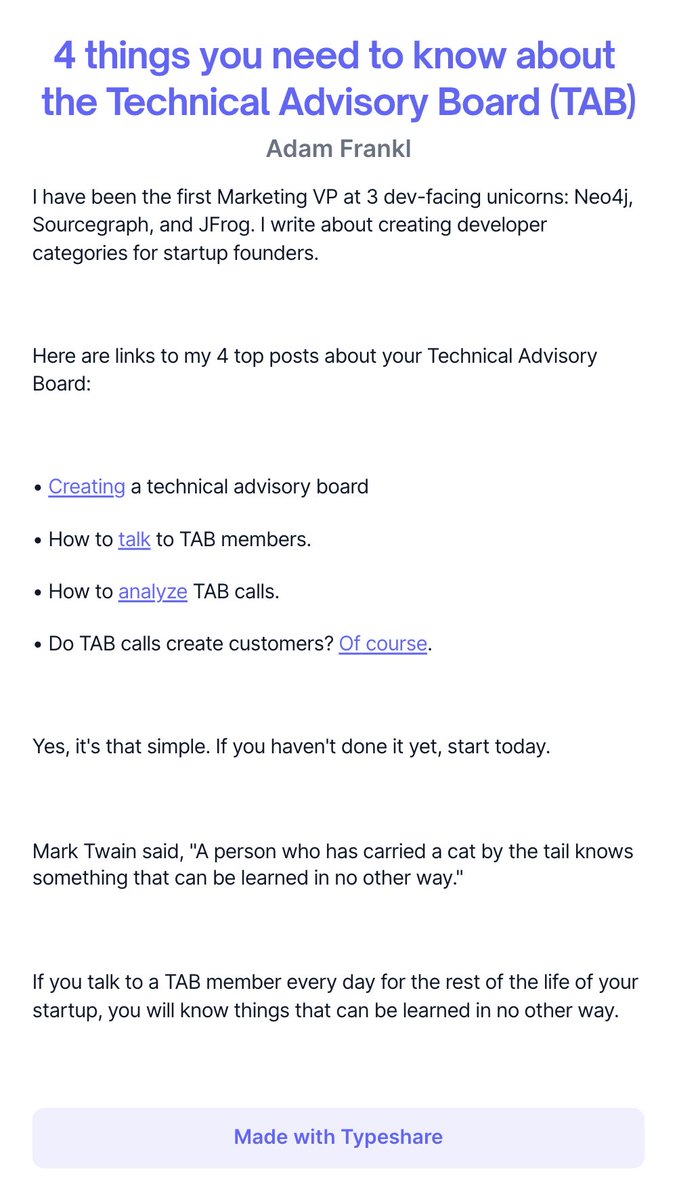 4 top posts about the Technical Advisory Board