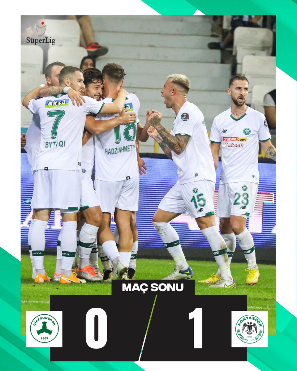 Namağlup Devam! 💪
#Konyaspor 💚🤍