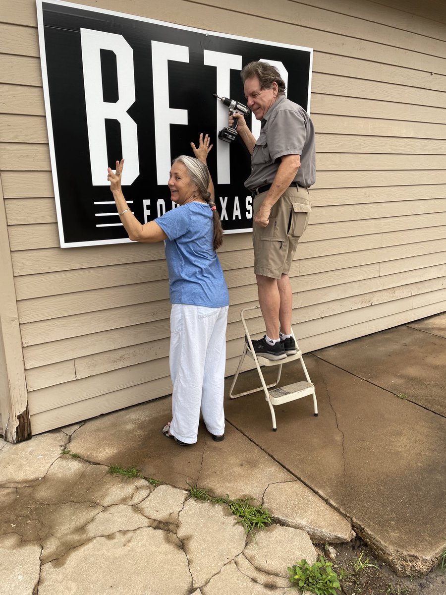 bcdctx's tweet image. Doing our part to get Beto elected as Texas governor