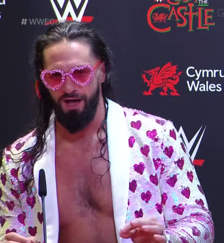Kapan's tweet photo. elton john has aged well #WWECastle https://t.co/PHNwcCnOs8