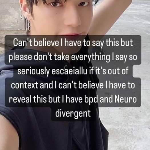 yes because using ur bpd and the fact that ur neurodivergent to misgender people after they told you over 15 times to stop is totally acceptable, I understand /s /j
