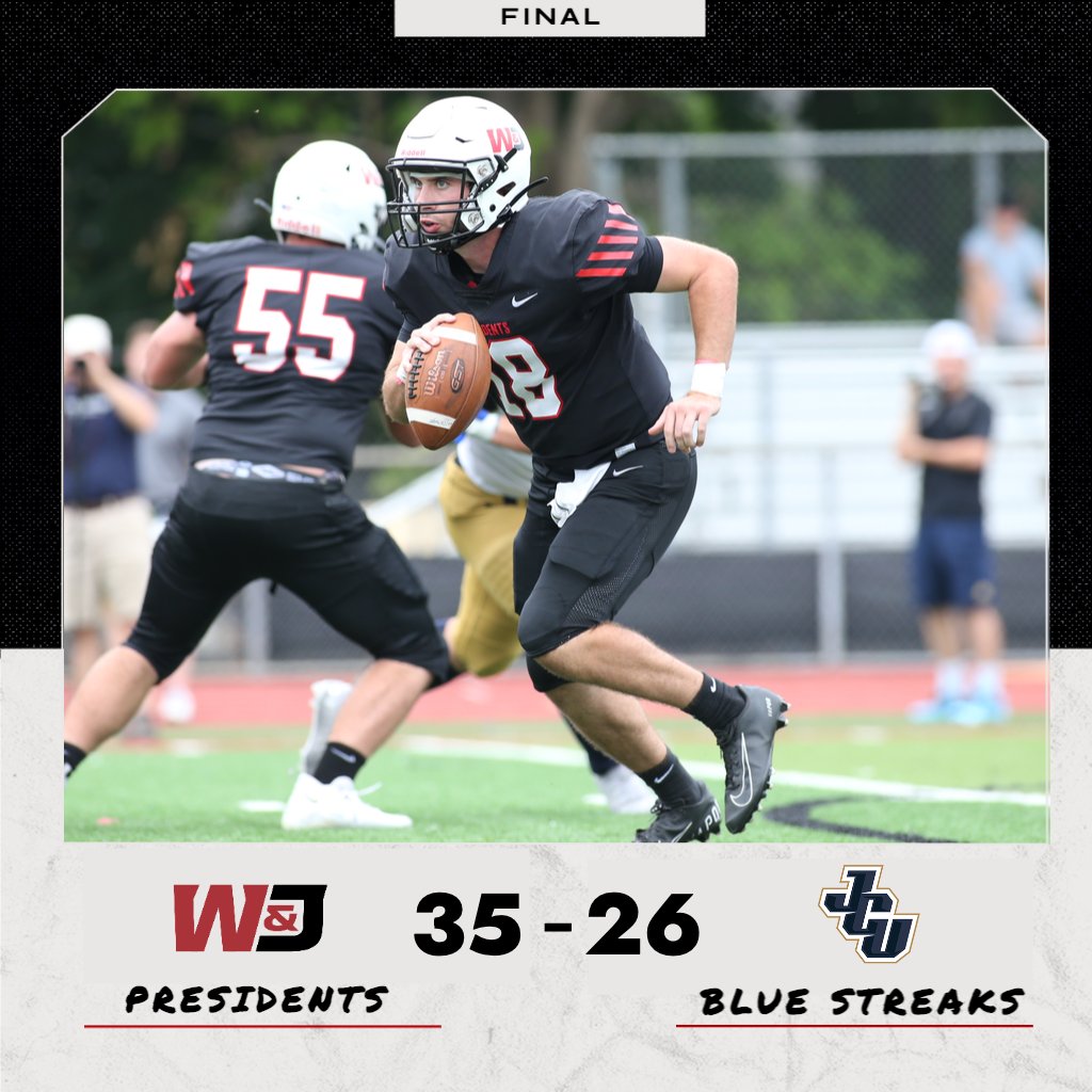 Washington & Jefferson Athletics tweet media