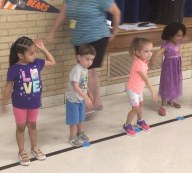 donnahaidle's tweet photo. First day of P.E. for the Grove Preschoolers with Mrs. Cavanagh in the AM and Mr. Gilbert in the PM. @IndianTrailDG58 #dg58pride https://t.co/YahkLvYBa5