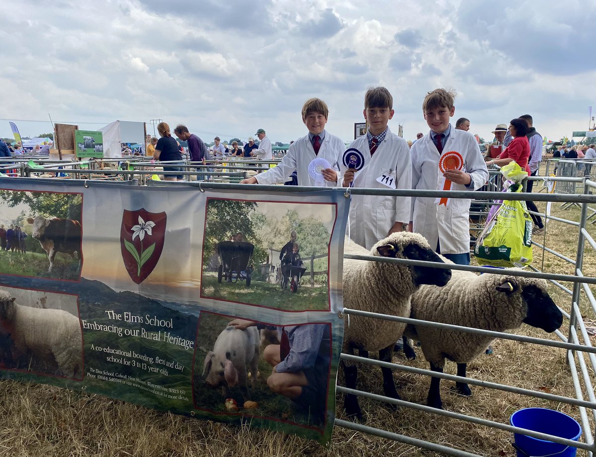 What a wonderful day we had <a href="/MoretonShow/">Moreton Show</a>! We took 8 Shropshire sheep, 3 Children and 1 Old-boy. Huge thanks to Will Hooper for so kindly giving back to the school by sharing his expertise with our current children. <a href="/TheElmsSchool/">The Elms School</a>