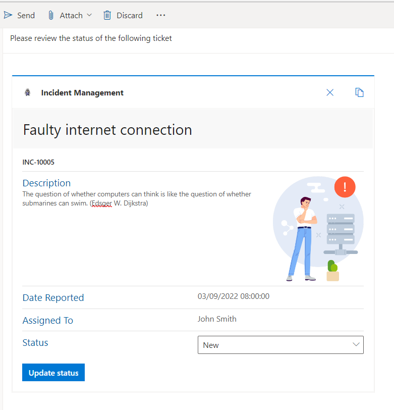 EjazHussain_'s tweet photo. Extending the #MicrosofTeams apps to the outlook is going to open a lot's new opportunities
See below Incident Management app with SharePoint online as backend
Thank you @Bob1German @williamsrabia and the team for #AppCamp
#M365PnP #Microsoft365Dev #PnPWeekly https://t.co/xUrdf2SKek