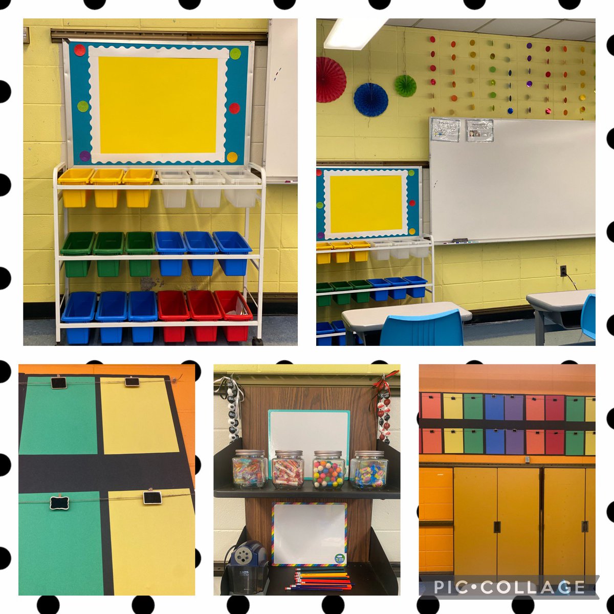 Had a blast decorating my new classroom! 🥰📚🖍💙