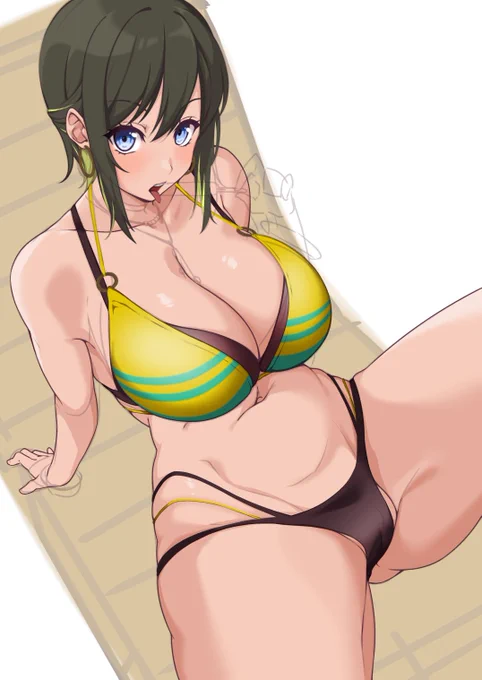 ビキニ真秀ちゃん進捗 