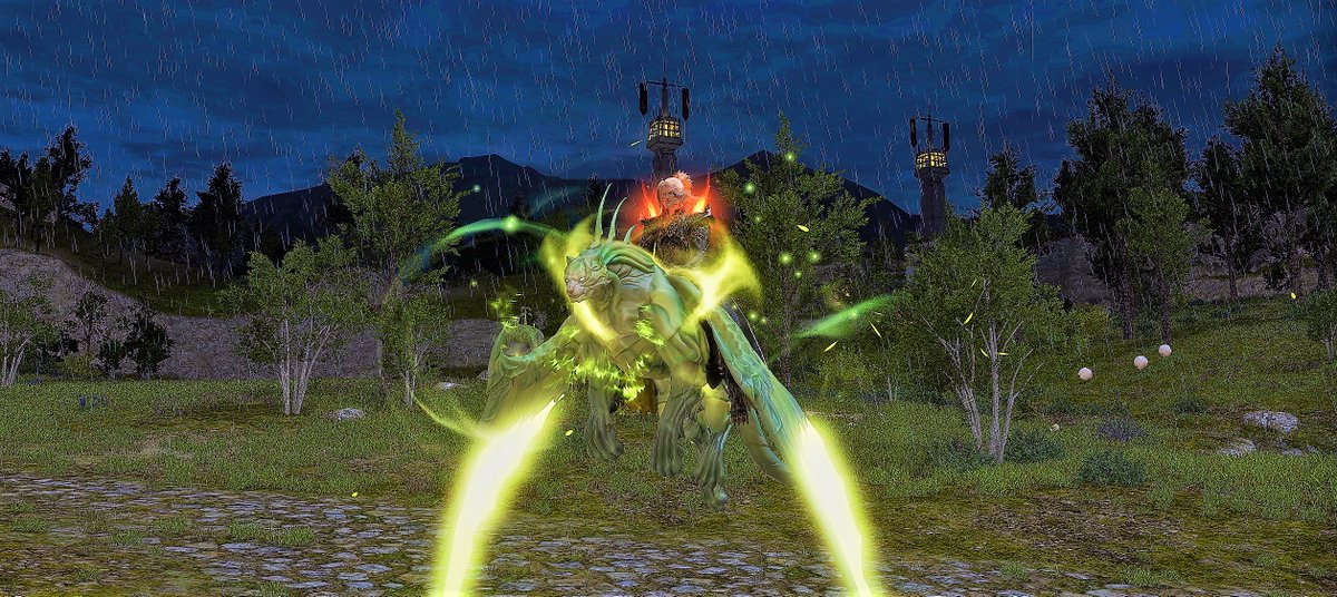 Happy Au Ra tonight. New EX mount and weapon through totems!😁