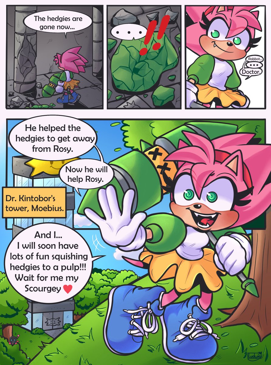 Rosy’s Resolution 🗯

This is my finished piece for the <a href="/SonicMischiefZ/">✧ Sonic Mischief Zine ✧</a> Zine, this is my fist zine and I’m very happy I was able to be part of it, please check it out!! 

#SonicTheHedgehog