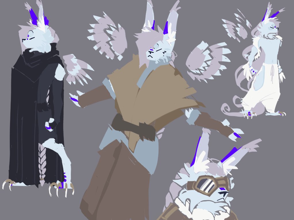 avics_animosity's tweet photo. Some little outfit concepts of my boy nat :3

#furry #furryart #art https://t.co/z7Olxkwkht
