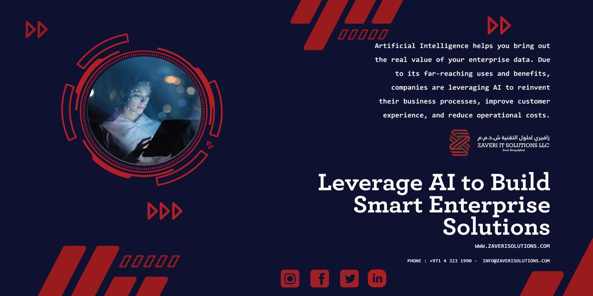zaverisolutions's tweet photo. Our AI centre of excellence and team of experts help in automating iterative tasks; reducing downtime for existing complex processes and accelerating decision-making.  

#aiforbusiness #aIbusinesssolutions #artificialintelligence #ai #smartiot #aIforbusiness #aIbusinesssolutions https://t.co/3WYJucyrfp