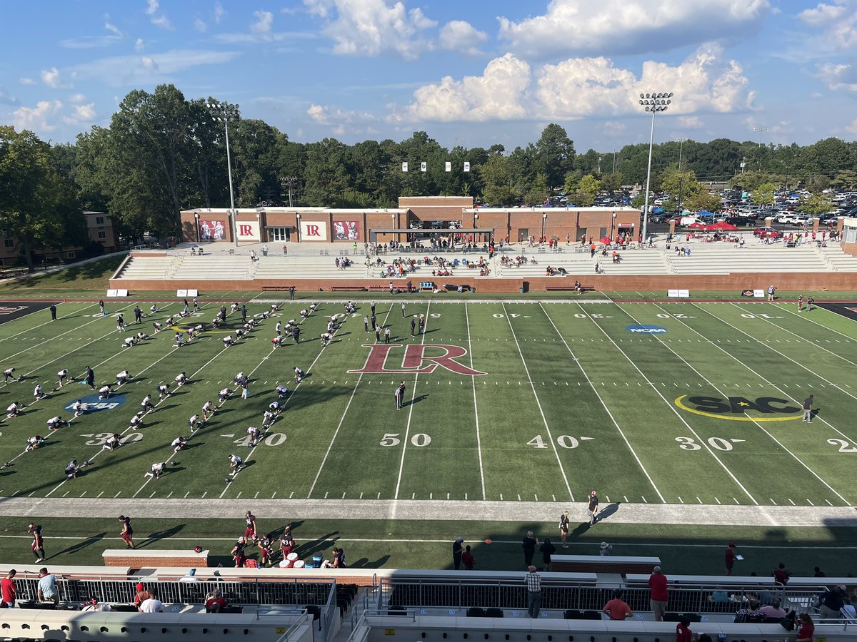 It’s finally here! The crown jewel of Division II football stadiums opens tonight as Lenoir-Rhyne faces Virginia State in the season opener. Me and @CoachJPolizzi will have the free radio call at 5:40 here: lrbears.com/listen