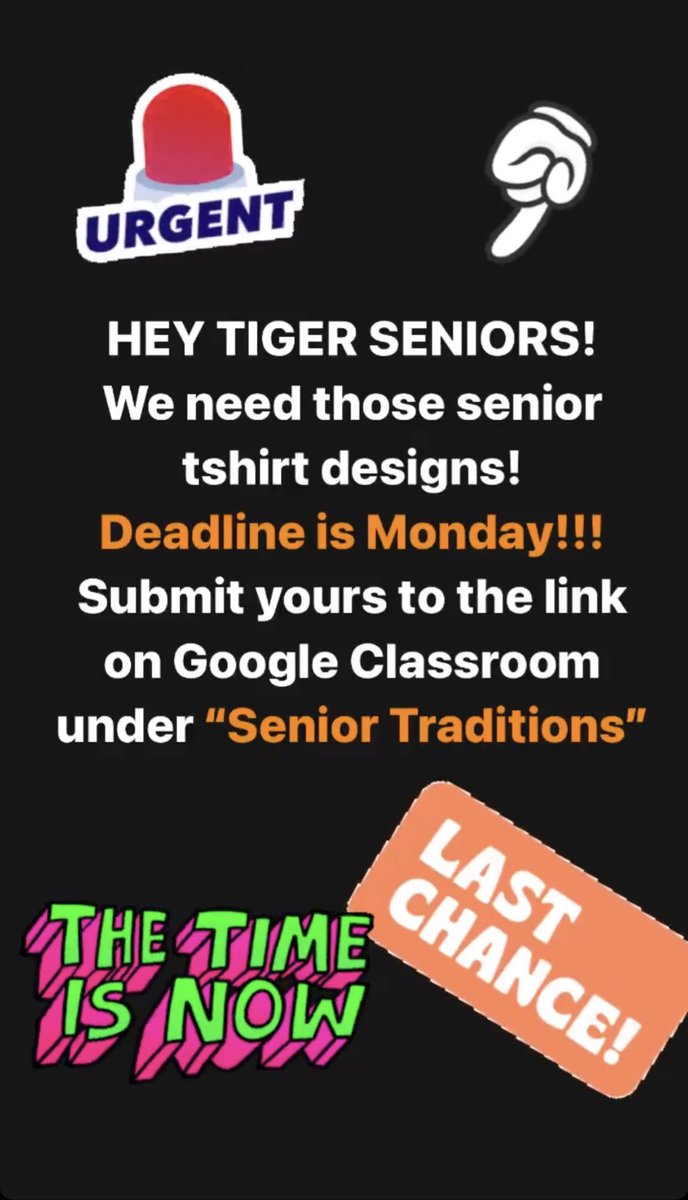 HHSNewsStaff's tweet photo. HHS SENIORS!!! 🚨 https://t.co/dPe1v4Mstg