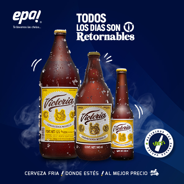 epa_modelo's tweet photo. 🌎♻️¡𝗖𝗮𝗺𝗯𝗶𝗮 𝗰𝗼𝗻 𝗻𝗼𝘀𝗼𝘁𝗿𝗼𝘀 𝘁𝘂𝘀 𝗲𝗻𝘃𝗮𝘀𝗲𝘀 𝗿𝗲𝘁𝗼𝗿𝗻𝗮𝗯𝗹𝗲𝘀!♻️🌎
La única App en Aguascalientes, donde puedes cambiar tus envases vacíos.
Cerveza fría🍺hasta donde estés🛵al mejor precio
#beer #retornable #delivery #Aguascalientes #hastatucasa https://t.co/mcw5ThUnzG