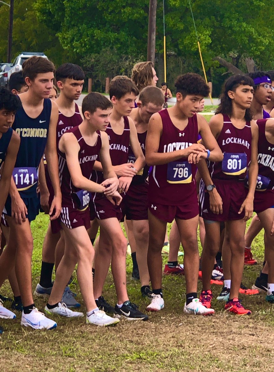 LauraBrast's tweet photo. #35th Annual Hippensteel XC Open this morning. Although Hayden didn’t medal today, he did finish strong (at around 20th overall) & was first out of the @LockhartISD JV Boys team!🏃🏻♂️👟🔒♥️🦁 @LocLions #LockhartLeaders #LionsEmpower #XCRunner #LoveMyLISD #FreshmanYr #RunBoyRun https://t.co/J6lcjkys1U
