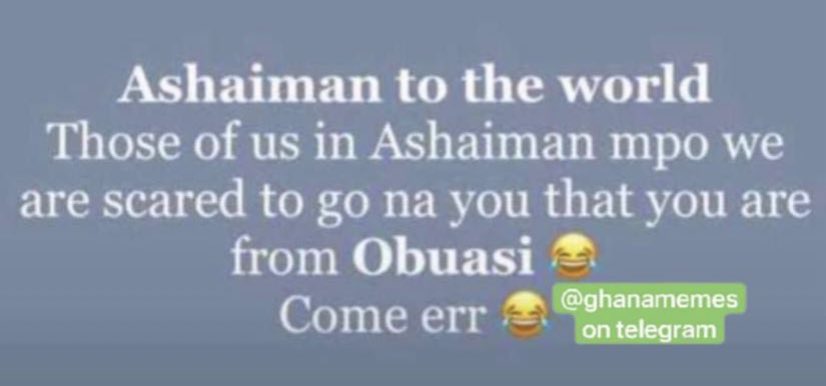 Make them tell you ?😂😂😂😂
#AshaimanToTheWorldFestival