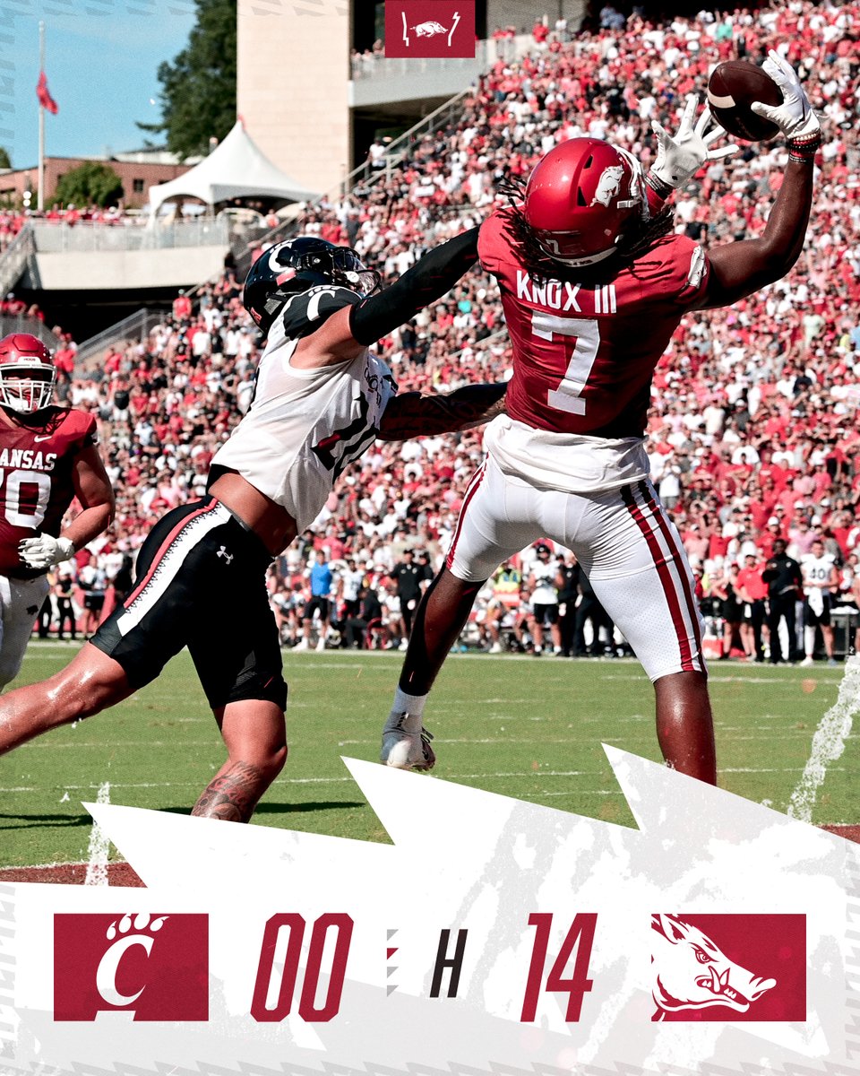 RazorbackFB's tweet photo. We've got more football to play! https://t.co/3Q8cbvSgqp