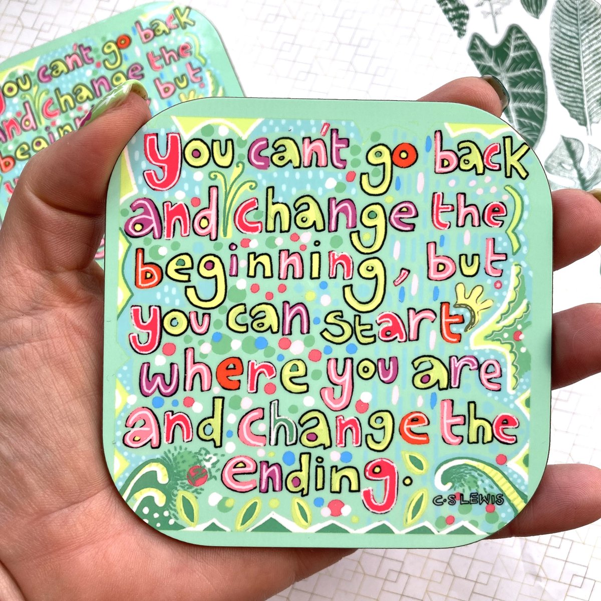 buck_lj's tweet photo. Start Where You Are Coaster, Motivational Quote, Positive Coasters, Thinking Of You, Housewarming Gift, Inspirational Gifts, Letterbox Gifts https://t.co/1kOonMxXD1 #Etsy #Slumbermonkey #DepressionGift https://t.co/I0dSxCfLos