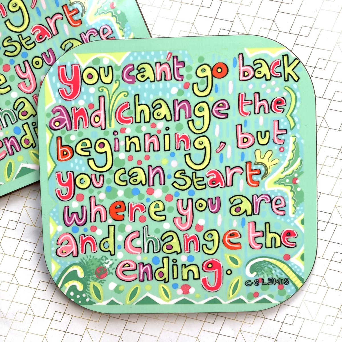 buck_lj's tweet photo. Start Where You Are Coaster, Motivational Quote, Positive Coasters, Thinking Of You, Housewarming Gift, Inspirational Gifts, Letterbox Gifts https://t.co/1kOonMxXD1 #Etsy #Slumbermonkey #DepressionGift https://t.co/I0dSxCfLos