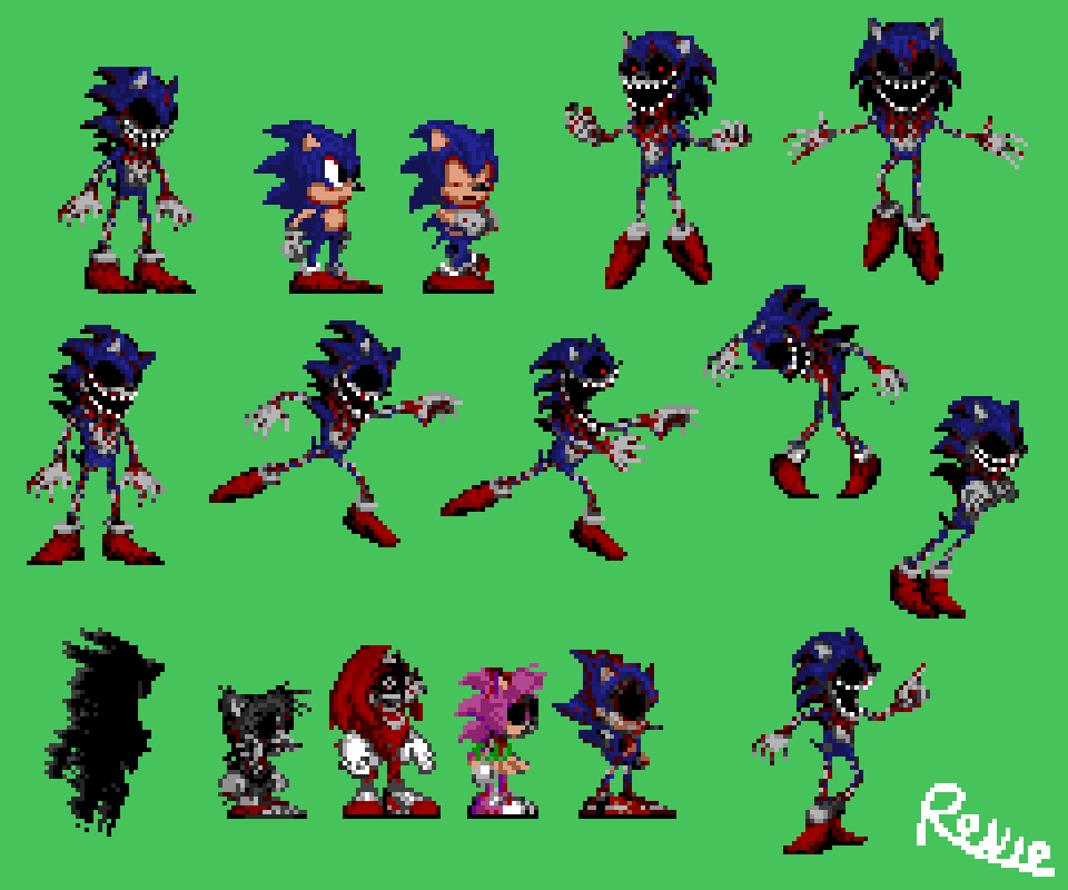 Worst sonic.exe FNF sprite