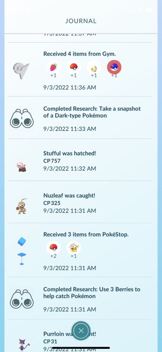Skyline522's tweet photo. @NianticHelp were there issues with the inkay research today?? 3 event tasks complete and I didn’t get the credit for the catch on any of the 3. https://t.co/8ONaU3EJvS