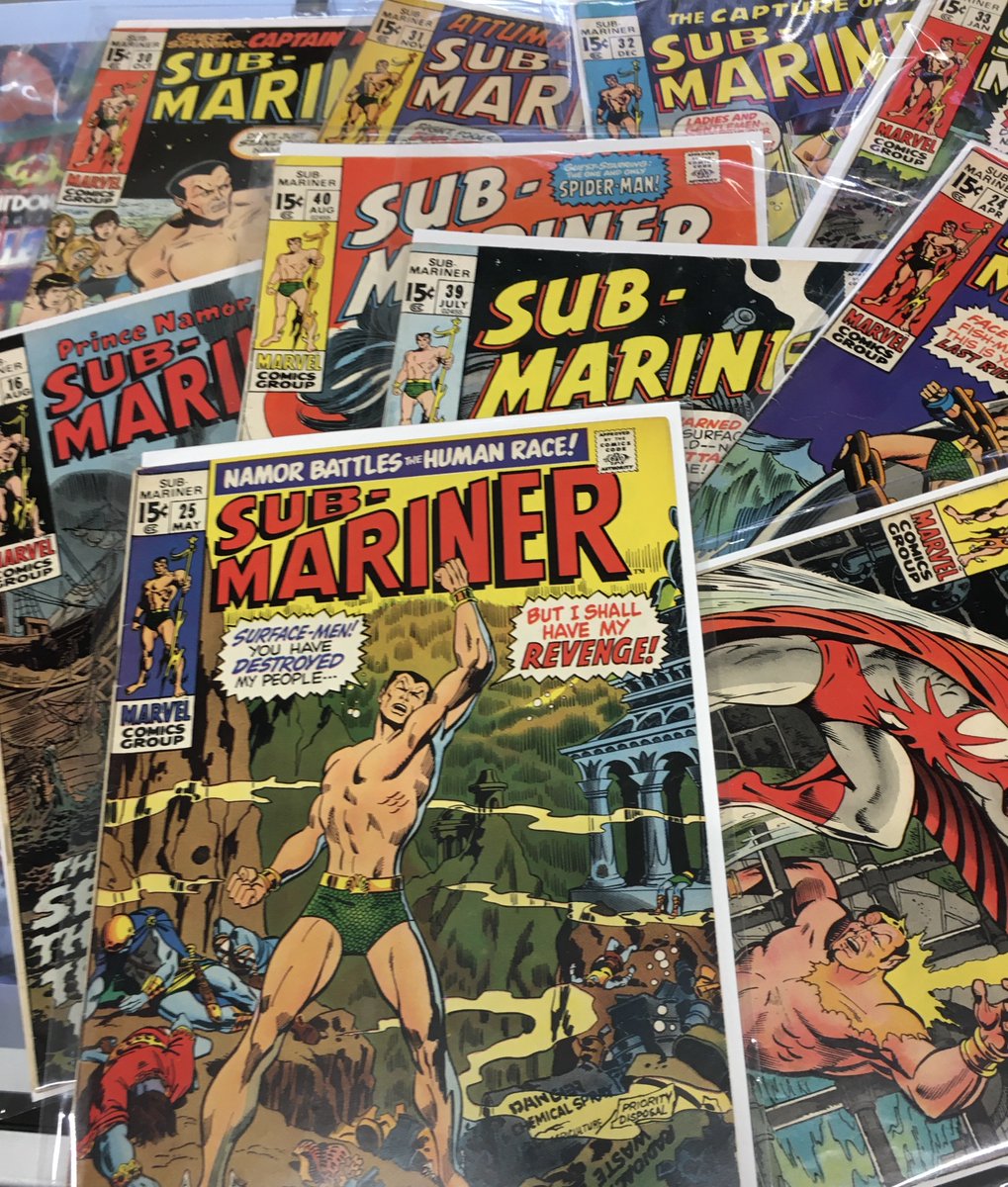 StMarksComicsNY's tweet photo. #ImperiousRex! Prince #Namor, the #SubMariner, appears!
#marvel #mcu #fantasticfour #comics #silveragecomics #shopsmall #industrycity #brooklyn https://t.co/DzN0nImgMe