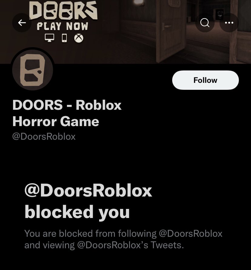 DOORS Roblox Horror Game on Twitter "what did i do 💀 https//t.co
