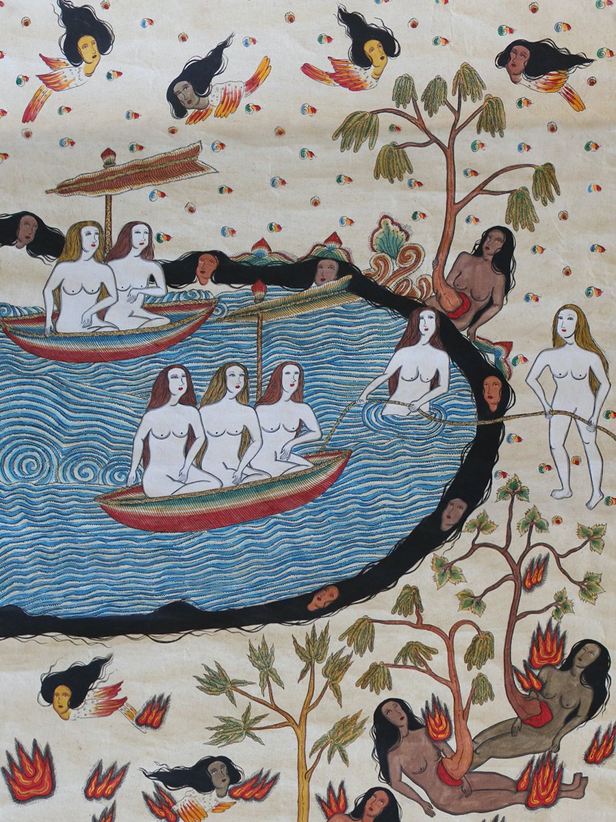 jugaad__project's tweet photo. 1/4 🧵 Citra Sasmita @CitraSasmita3 is a contemporary artist from Bali (b. 1990) who unravels myths & misconceptions of Balinese art/culture. For our issue on #materialactivism she explores “Timur Merah” (The East is Red) Project.
#feministart #timurmerahproject #citrasasmita https://t.co/1cv1faAagN