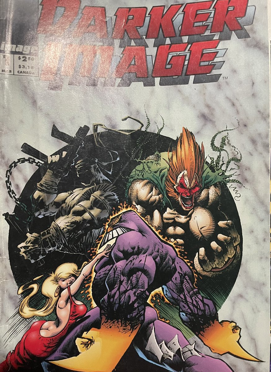 _FedupButtercup's tweet photo. My “The Maxx” collection💜💛
and the comic that my Apa gave me that started it (Darker Image #1 March 1993) #themaxx #themaxxmaxximized #collection https://t.co/mikkihkWry