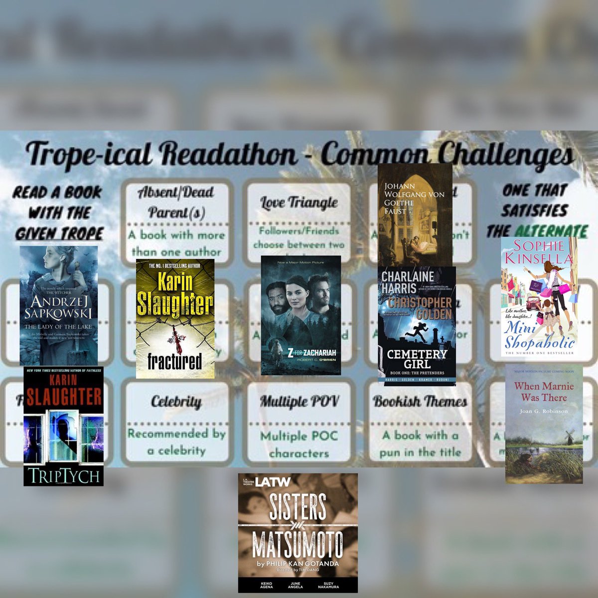 SusysStories's tweet photo. My accomplished general prompts and team challenges @Tropeicalreads #TeamMHT https://t.co/egwqzfguy0