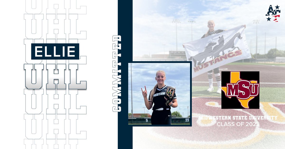 🚨Commitment Alert🚨Congratulations to Ellie Uhl (2023 RHP) on her commitment to continue her education and softball career <a href="/MSUTexasSB/">Midwestern State Softball</a>! #louisvillesluggerselect #afstrong