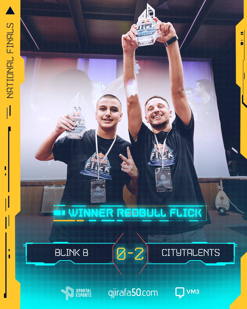 XPortalesports's tweet image. CITY TALENTS fituan kundër BLINK B me rezultat 2:0 dhe do ta përfaqësojnë Kosovën në World Final në Danimarkë!🇩🇰