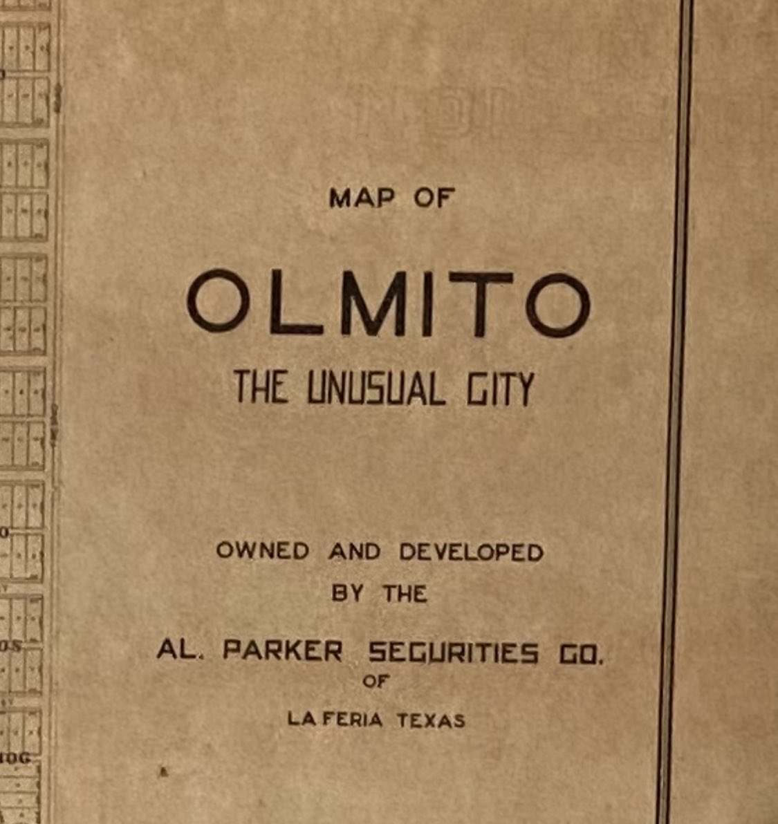 TIL Olmito, TX official city slogan is “The Unusual City” and they should totally own and advertise that more. #RGV #Valleyite