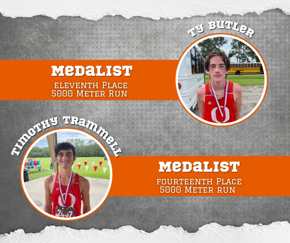 Orangefield_XC's tweet photo. Another successful day for the Orangefield Cross Country team The medal count continues to climb as we saw a 3rd place finish in the girls 3200m run The boys saw a 5th, 9th, 11th, and 14th place finish in the 4A and under division 5K and the First runner up team title as well https://t.co/NdJI8N4KWF