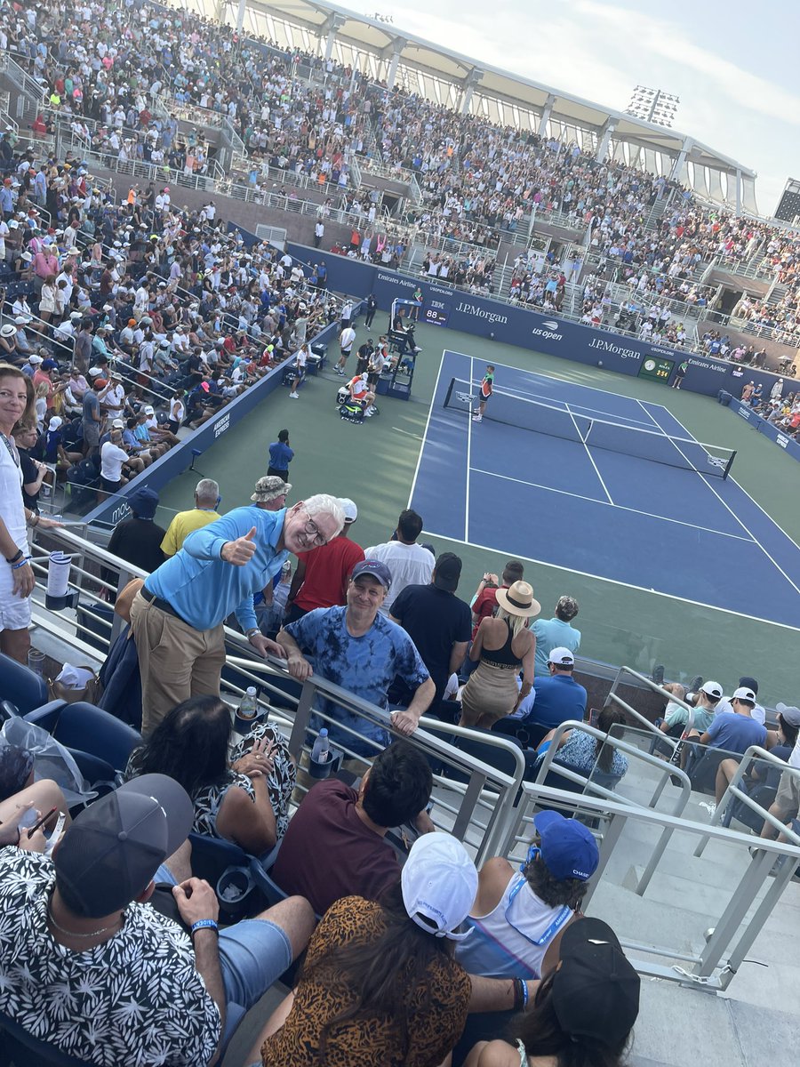 RaptorsDevotee's tweet photo. Thanks @BobRae48 for the picture! #GoDenis #USOpen2022 https://t.co/HFCOFPDCZ5