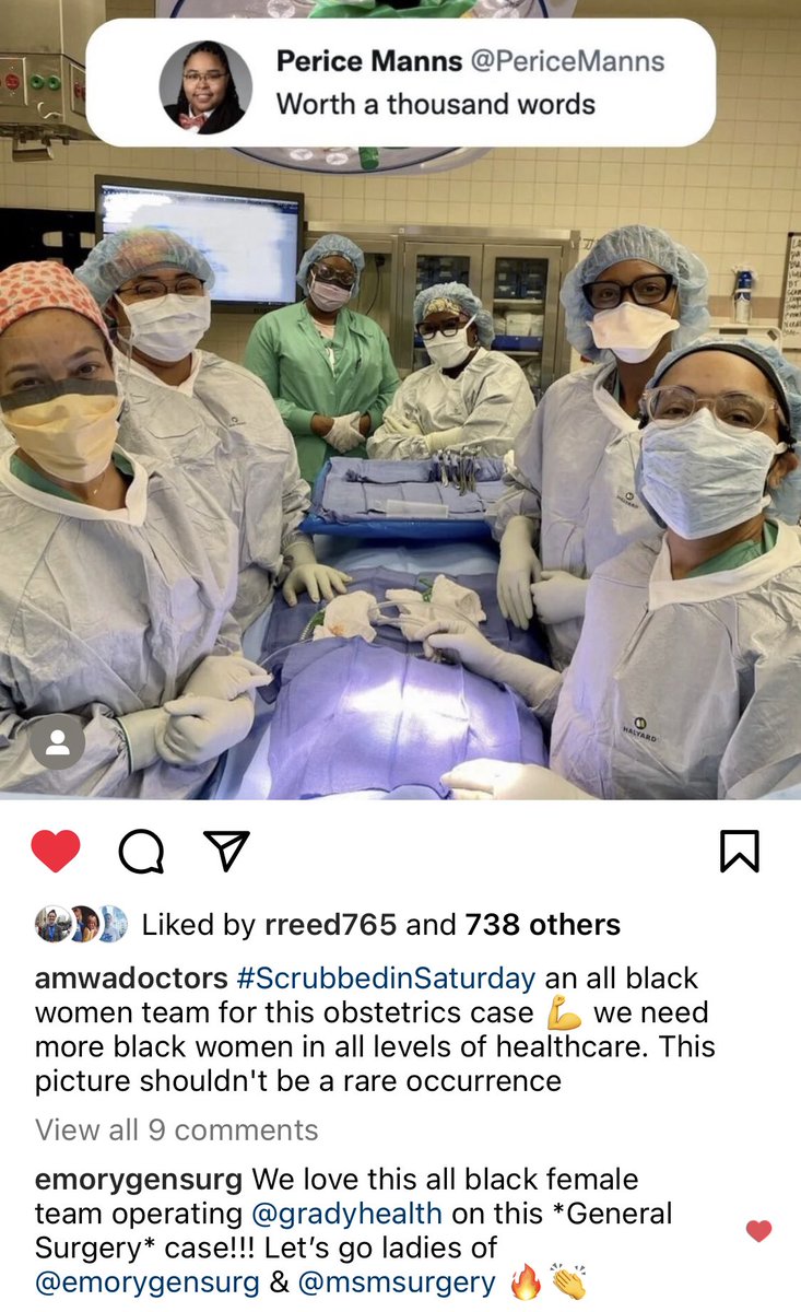 Olivia Keane (@oliviakeanemd) on Twitter photo When even a female physicians organization assumes the only way there could be an all female OR team is if it’s an obstetrics case. Love seeing this all black female OR team smashing stereotypes 💥<a href="/EmorySurgery/">Emory Surgery</a> <a href="/MsmSurgery/">MSM Surgery</a> <a href="/GradyHealth/">GradyHealth</a> When even a female physicians organization assumes the only way there could be an all female OR team is if it’s an obstetrics case. Love seeing this all black female OR team smashing stereotypes 💥<a href="/EmorySurgery/">Emory Surgery</a> <a href="/MsmSurgery/">MSM Surgery</a> <a href="/GradyHealth/">GradyHealth</a>