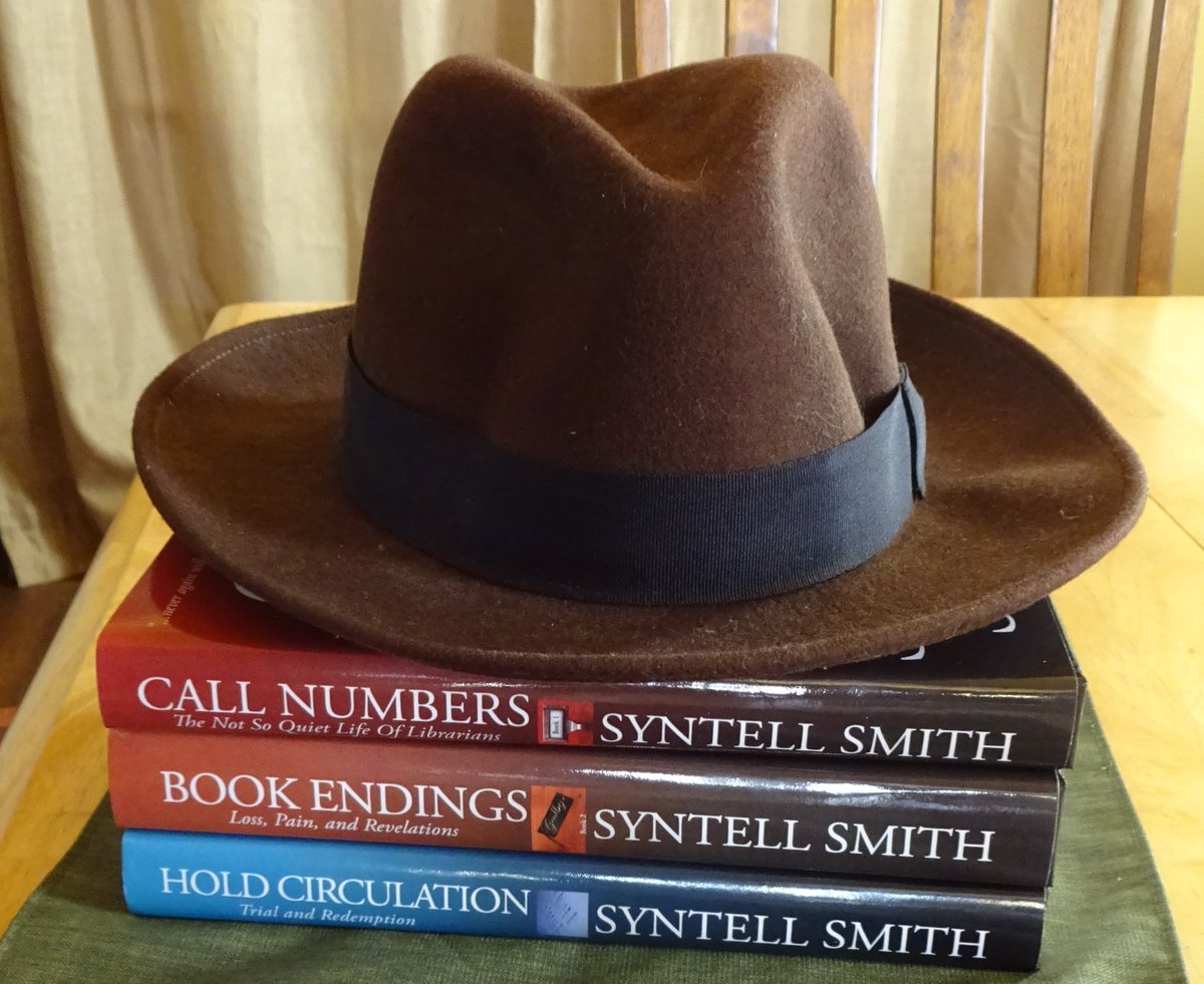 SyntellSmith's tweet image. Picture Day! Posing with my three accomplishments!!

#LibraryFiction #LibraryTwitter #HoldCirculation #LibraryAuthor #SyntellSmith #Book3 #CallNumbers