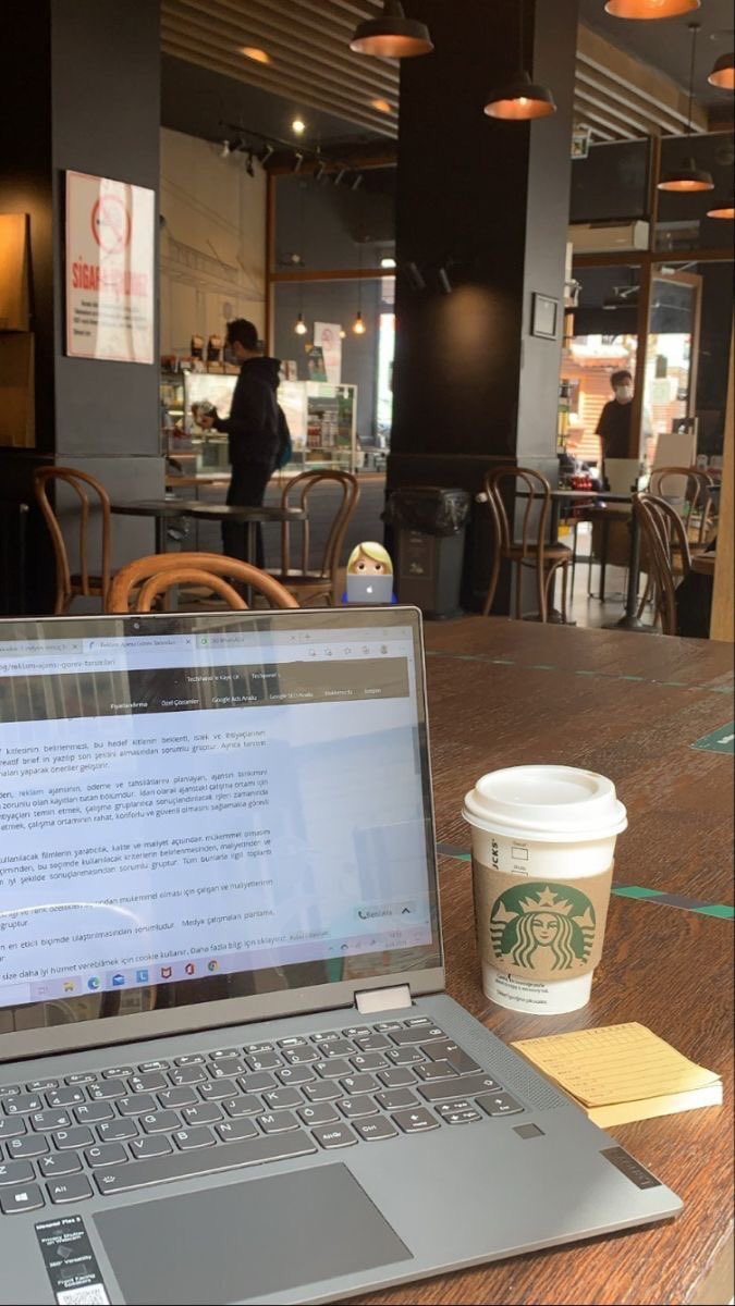 lavenderderya's tweet photo. studying in a café https://t.co/UShq0aU0kF