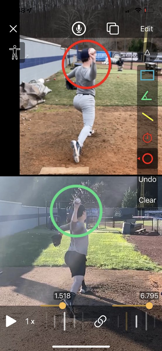 CoachBailey45's tweet photo. February to September for Jordan Livingston. If the forearm is vertical behind the head you’re still delaying energy and holding tension in your trunk. https://t.co/hoLr0h7pOu