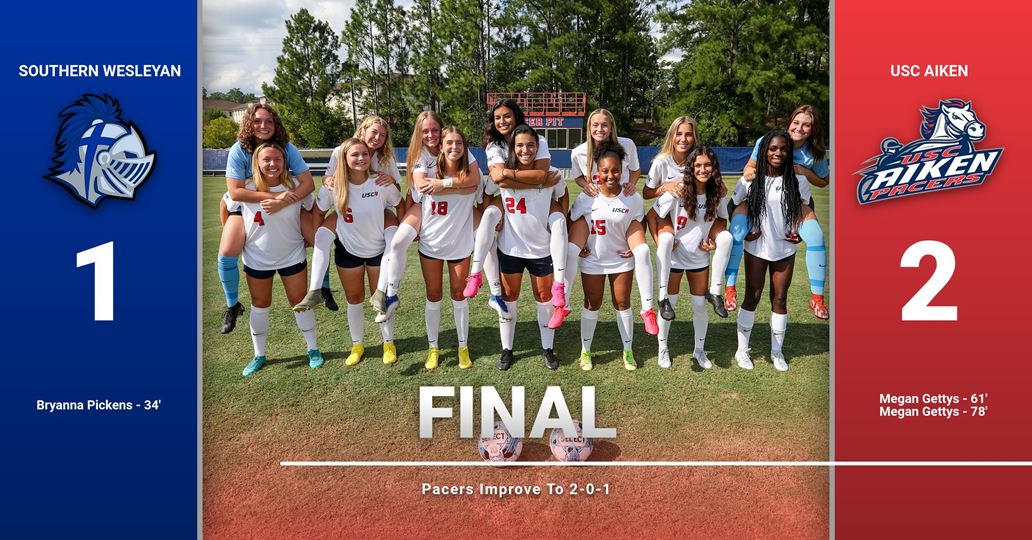 #PacerWSO picks up the road win at Southern Wesleyan! Freshman Megan Gettys tallies both goals: ow.ly/o4WZ50KzBkG #PacerNation