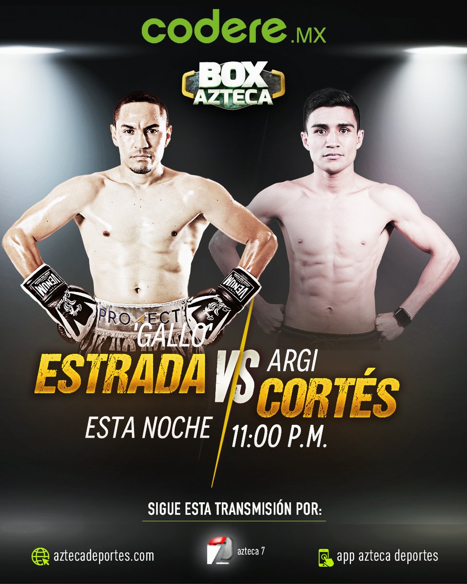CodereMX's tweet photo. #CodereAlRing | 🥊Arranca el mes patrio en el ring
Regresa el campeón del peso súpermosca para demostrar quien manda pero el capitalino no tiene miedo.
💚 Disfruta este encuentro en @BoxAzteca7. Regístrate en https://t.co/6Ce2PaHjOn y triplica tu primer depósito hasta $3,000. https://t.co/UQryazySKo