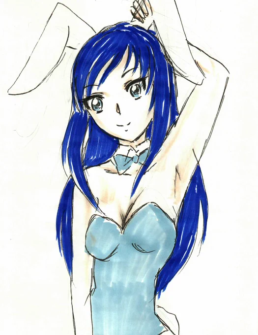 なんか昨日寝る前に描いてたやつ。 