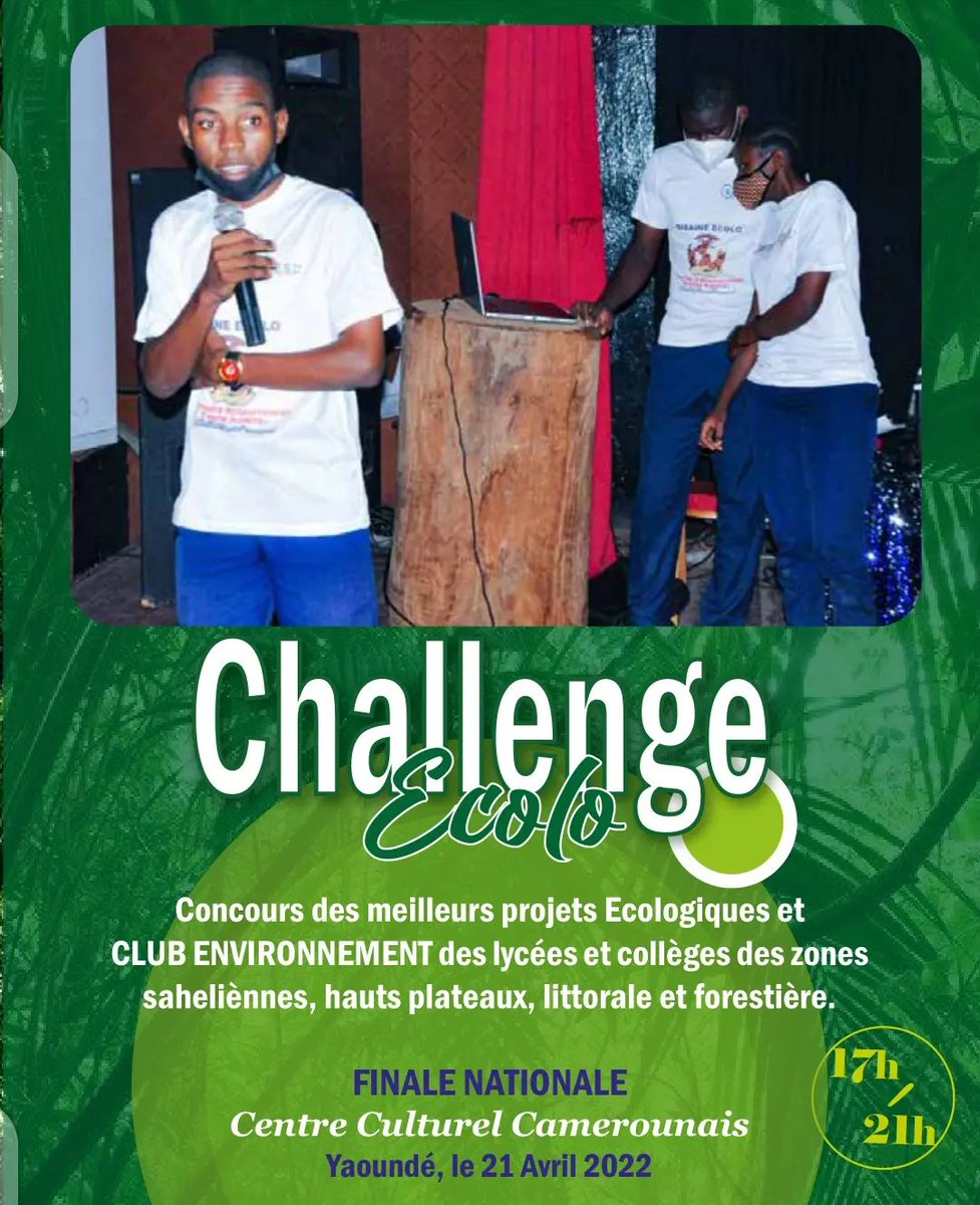 AngeloToueli's tweet image. La compétition (challenge) est le clou de l&apos;initiative écologique #PDE qui est rebaptisée au nom de son articulation principale : *CHALLENGE ÉCOLO*  pour devenir le Programme CHALLENGE ÉCOLO  (P.C.E.).

Lancement 3e édition dès le 22 octobre 2022

#PCE3 
#pourunmondeprevoyant