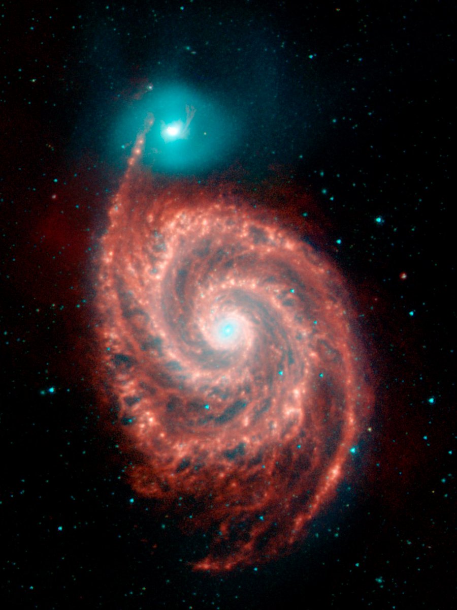 M51 Whirlpool Galaxy Walpaper by Sjrankin. flickr.com/photos/2435442…