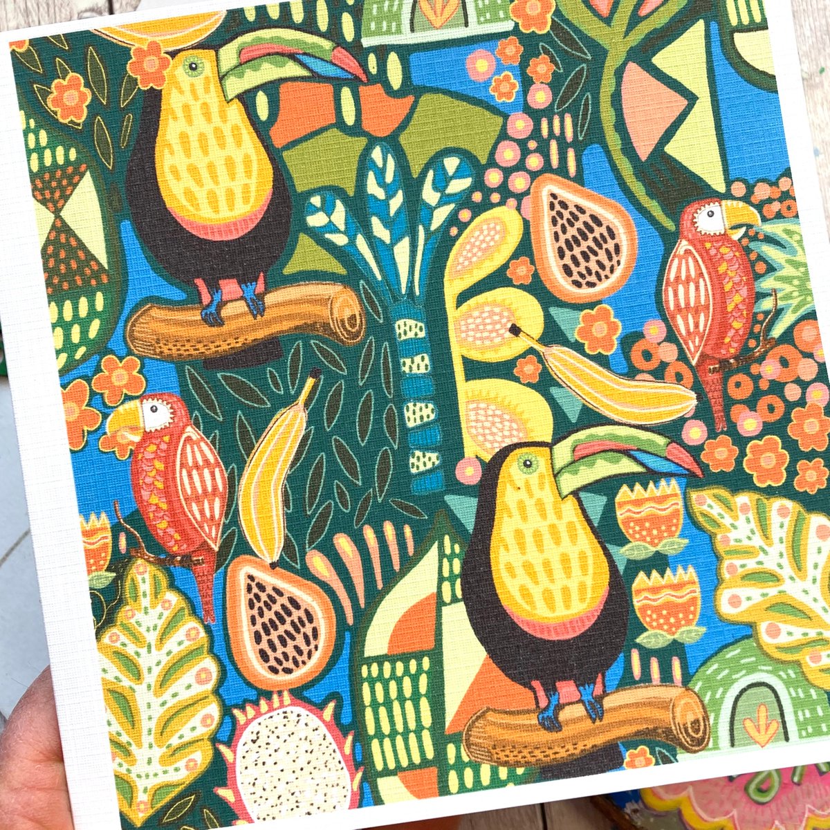 buck_lj's tweet photo. Toucan Bird Card, Tropical Birthday Card, Jungle Lover Card, Colourful Birthday Card, Friend Card, Any Occasion, Blank Greetings. https://t.co/7mUCQteAzs #Slumbermonkey #Etsy #TropicalVibes https://t.co/zCTIyTNJKC