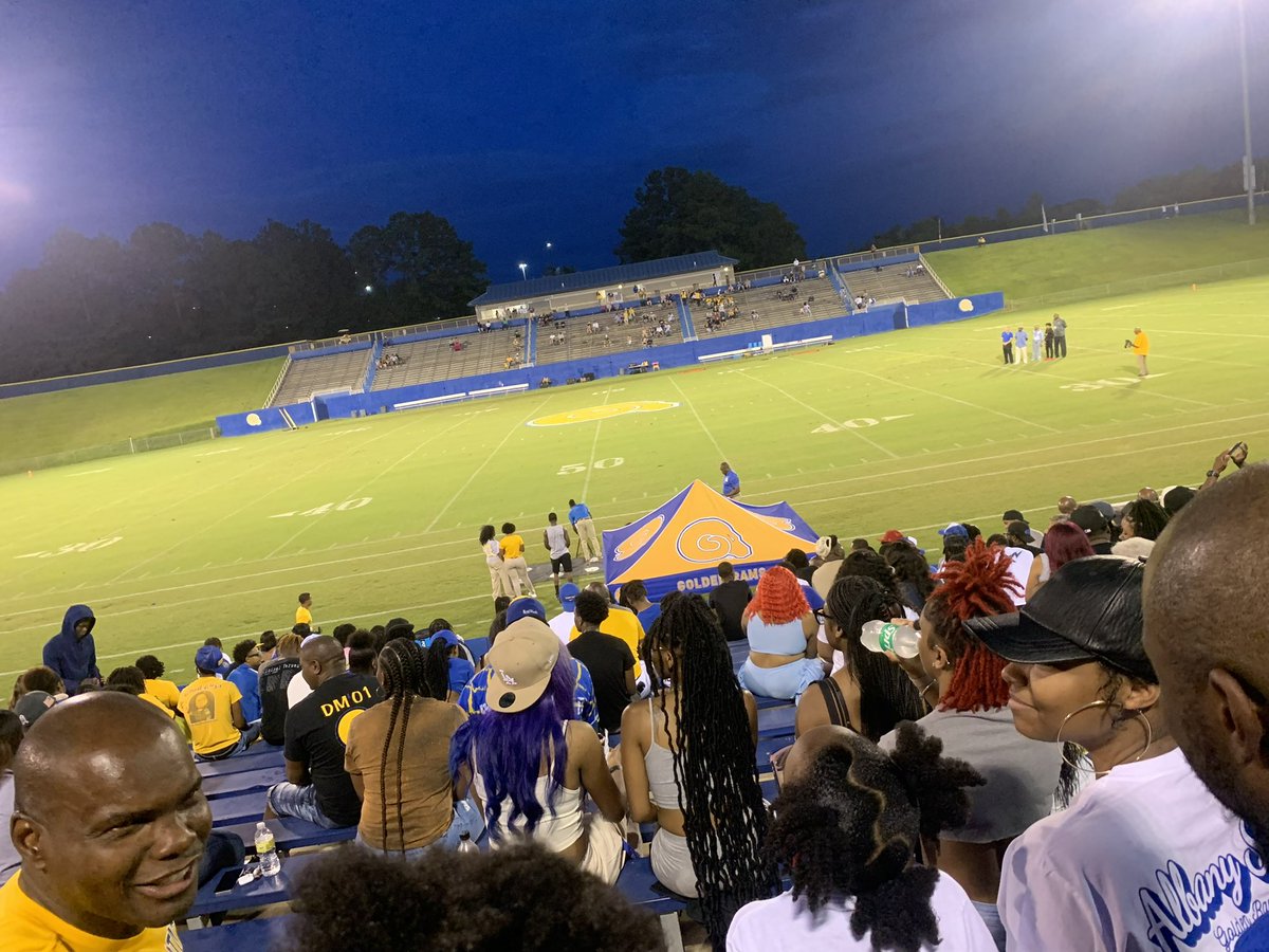 CameronEvans4_'s tweet photo. Really enjoyed my visit at Albany State University💙 @CoachSkalaski @coach_mikewelch @GabeGiardina @RecruitGeorgia https://t.co/NO9GoeD59u